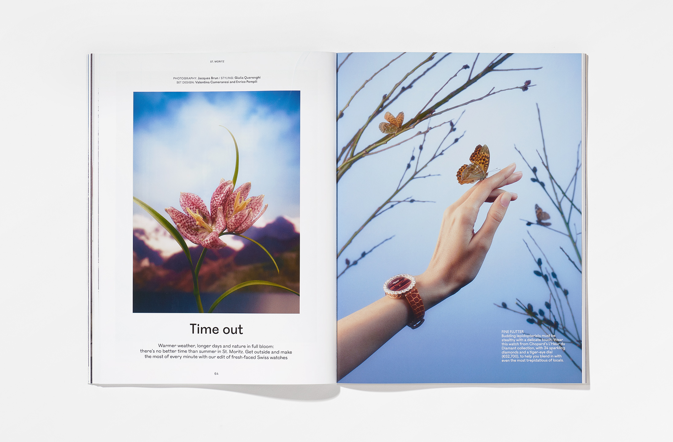 Identity, editorial design and art direction for St. Moritz Magazine, (2019)