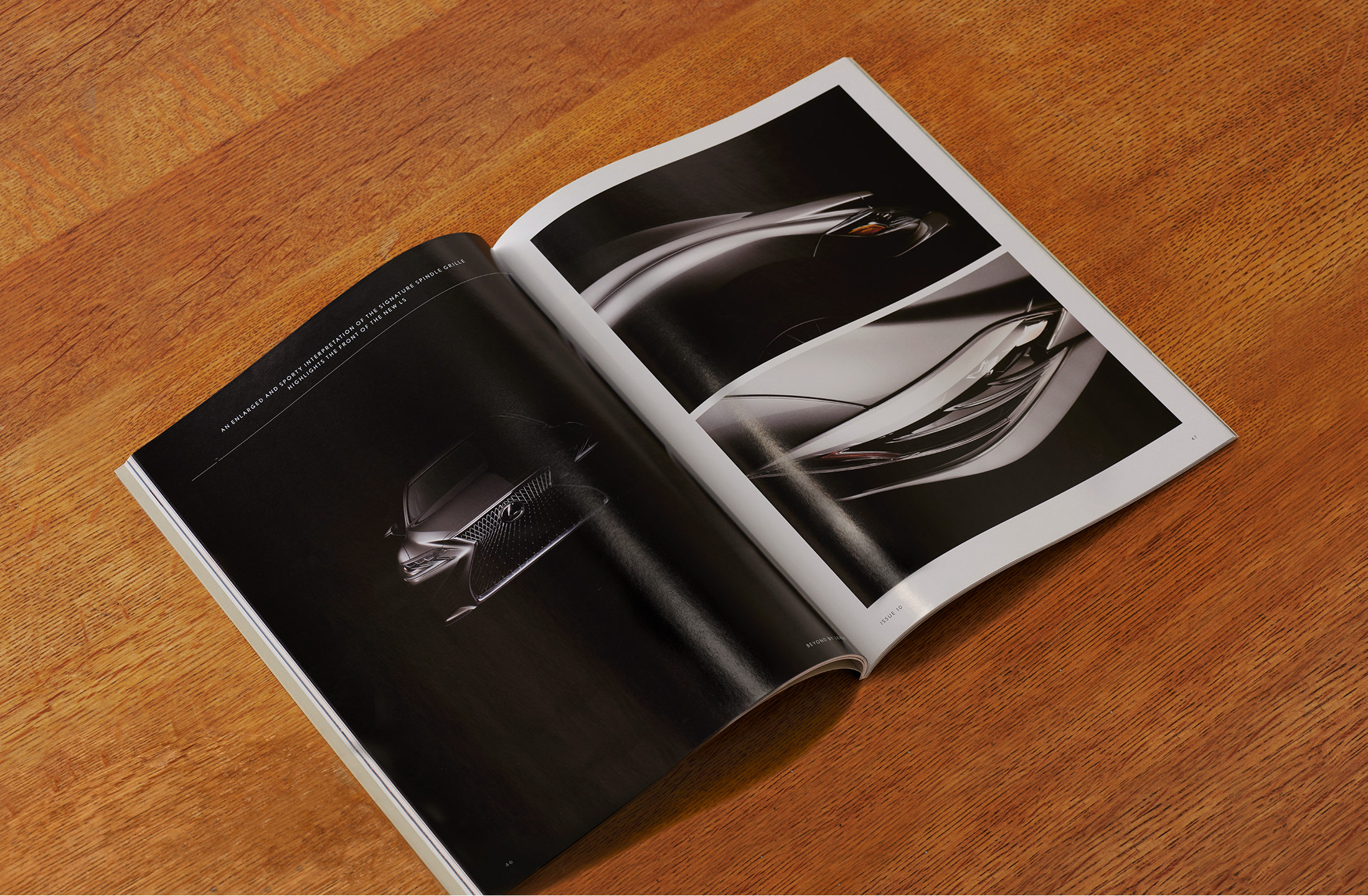 Editorial design and art direction for Beyond by Lexus magazine (2017)