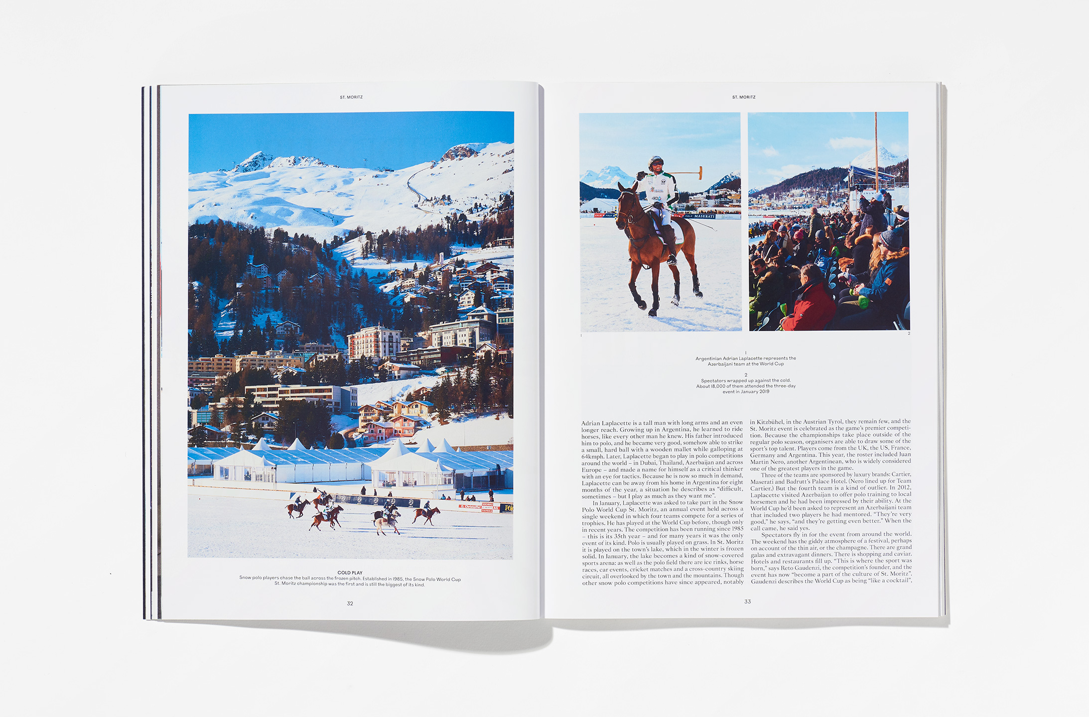 Identity, editorial design and art direction for St. Moritz Magazine, (2019)