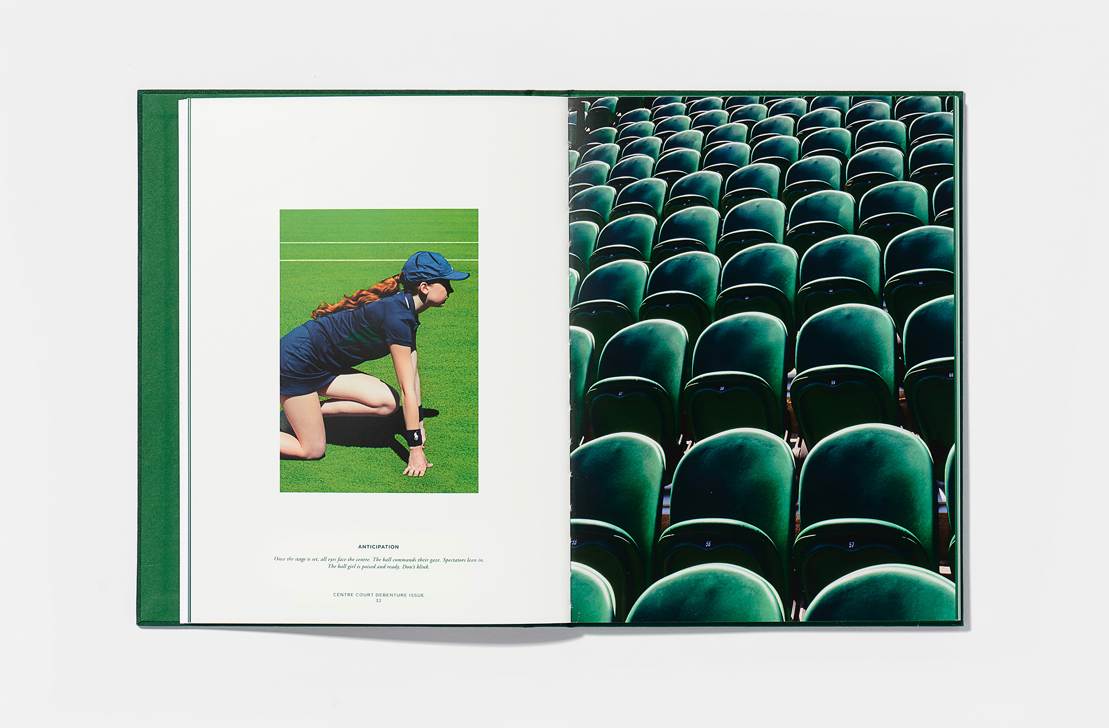 Art direction and book design for Wimbledon Centre Court, (2019)